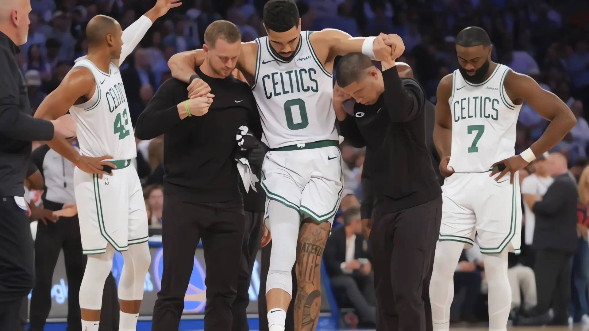Lesión de Tatum: Celtics en crisis tras derrota ante Knicks