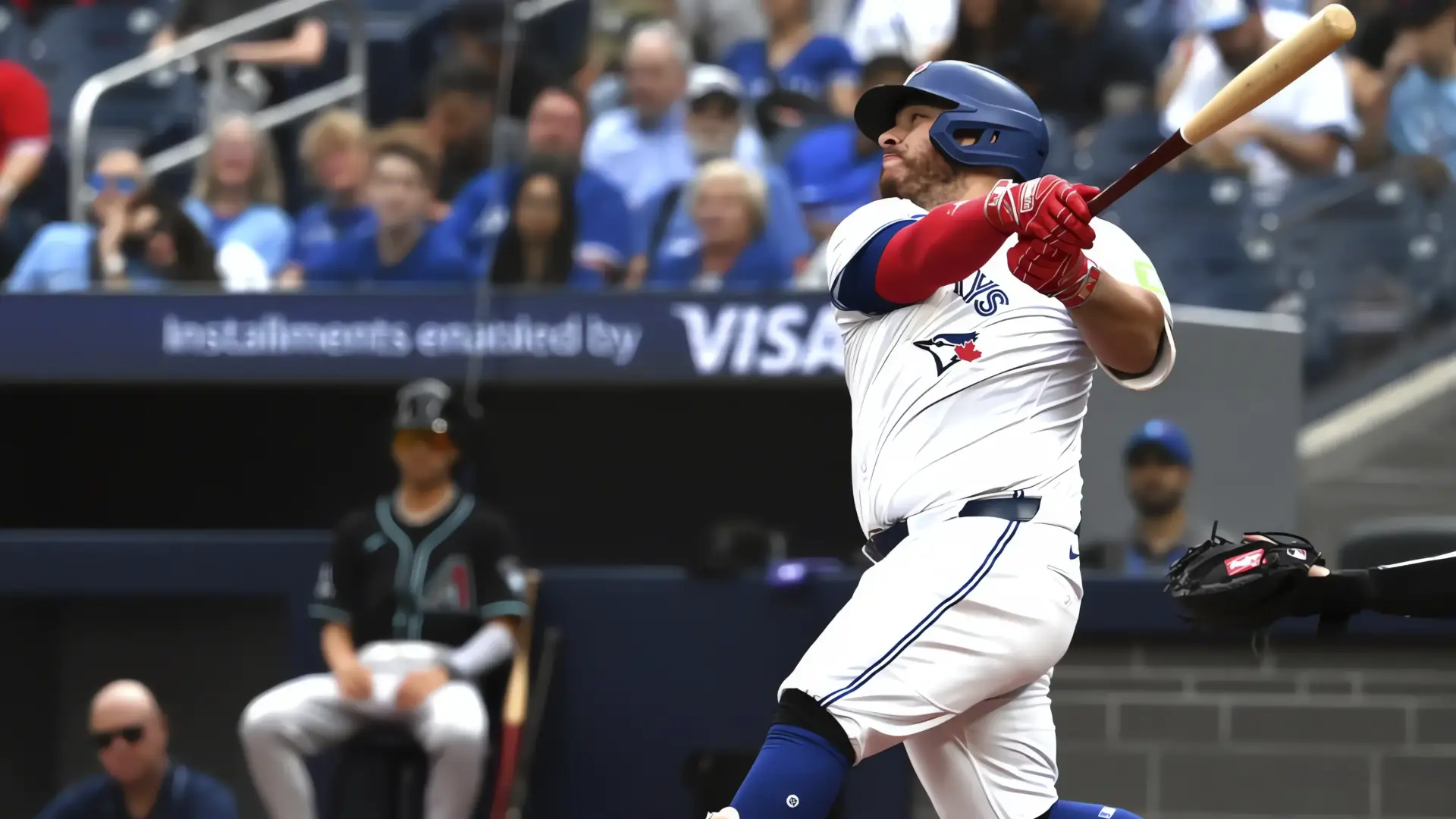 Kirk; 2 jonrones, pero Azulejos caen ante Diamondbacks 9-5