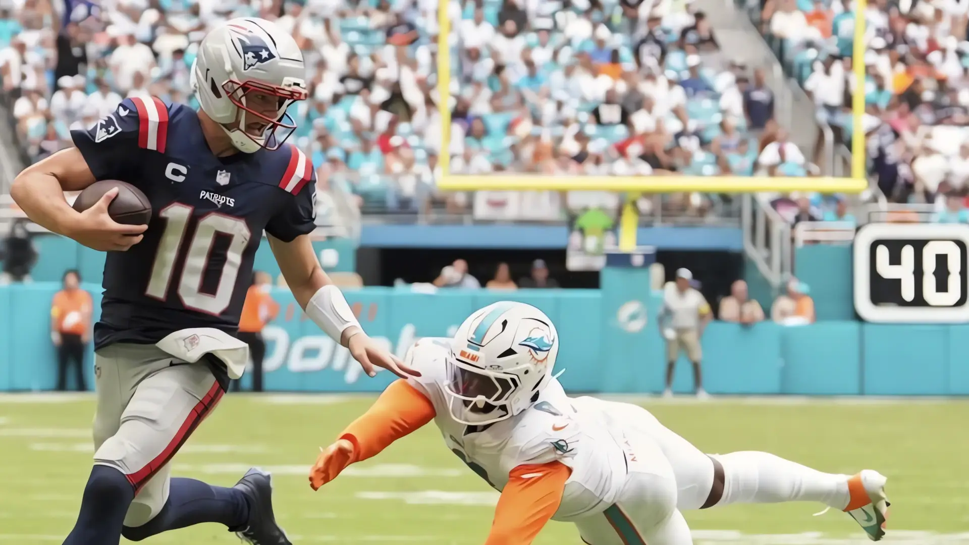 Dolphins caen ante Patriots en partido definido por errores clave