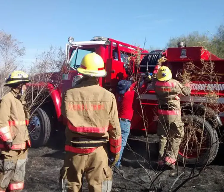 Incendio forestal causa  daños en el cárcamo de  rebombeo en Magdalena