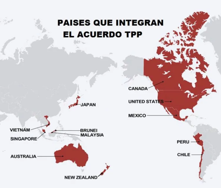 Firman el Tratado de  Asociación Transpacífico