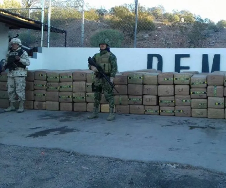 Decomisan más de  dos ton de “mota” en Sonoyta