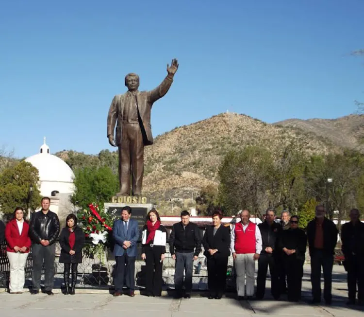 Conmemoran el  natalicio de Colosio