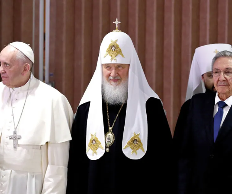 Encuentro histórico, Papa Francisco y patriarca ortodoxo ruso