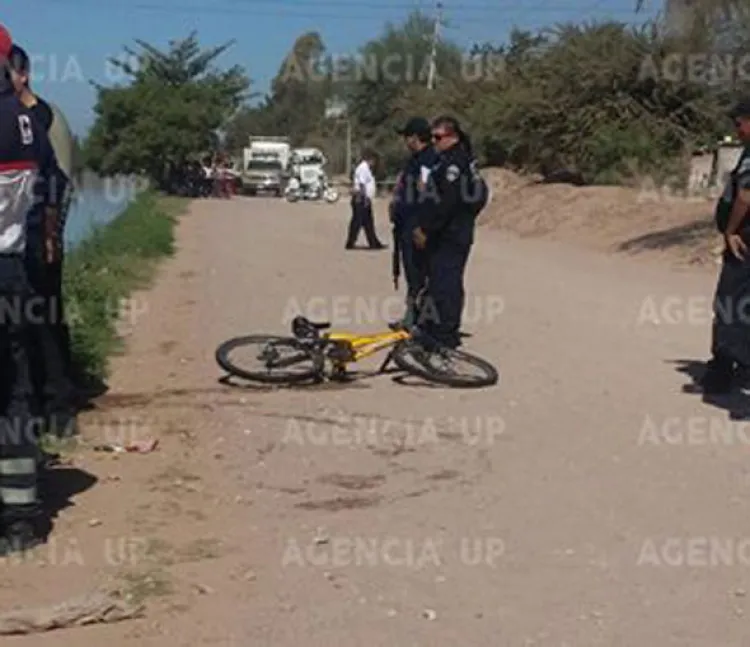 Fallece ciclista  al caer a canal  y ahogarse