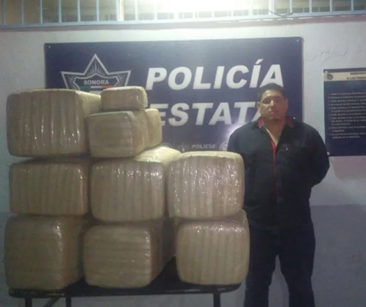 Asegura la PESP  más de noventa  kilos de marihuana