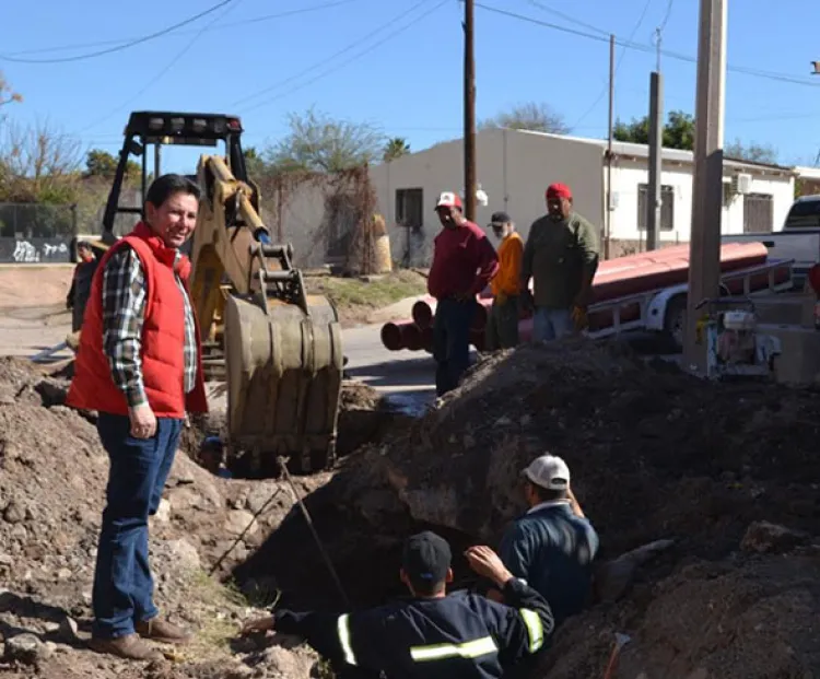 Supervisa Alcalde obras hidráulicas