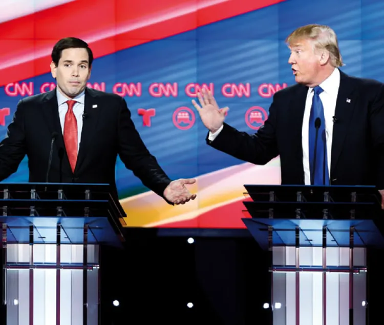 Cruz y Rubio se lanzan contra Trump en debate