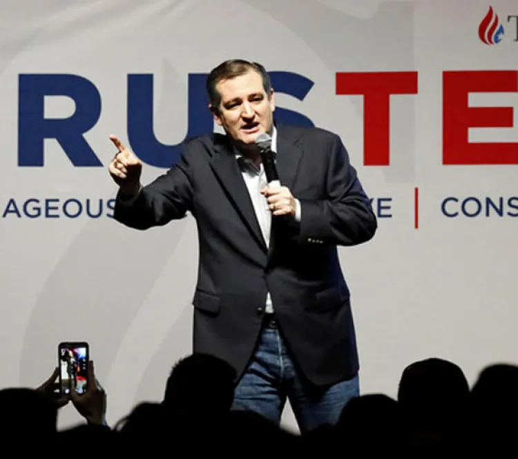 Ted Cruz gana  en suelo texano
