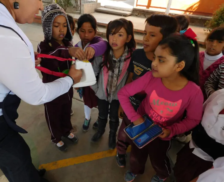 Arranca colecta de la  Cruz Roja en primaria