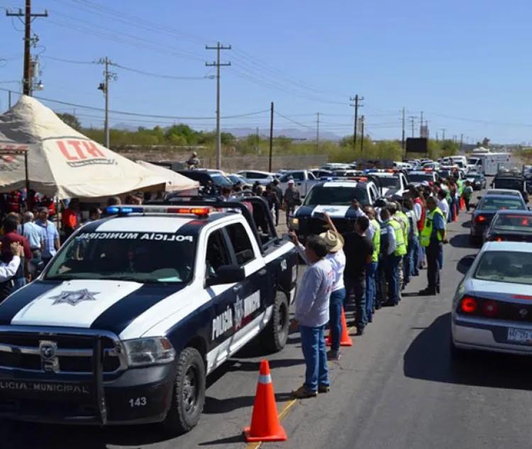 Autoridades dan banderazo a Operación Semana Santa en Caborca