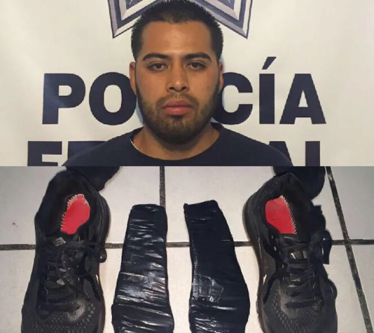 Detenido con heroína  dentro de sus zapatos