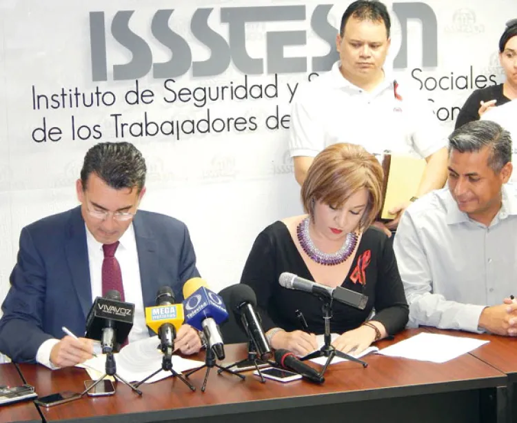 Concretan acuerdo  Isssteson y sindicato