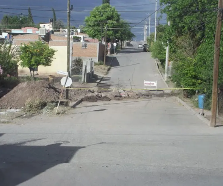 Avanzan obras  en el Arroyo  del Ahorcadito