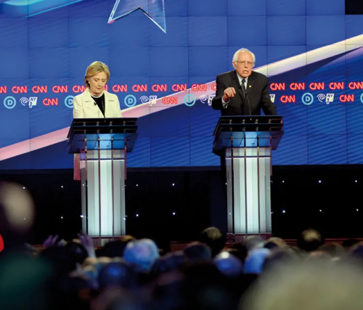 Clinton y Sanders se descalifican en debate de NY