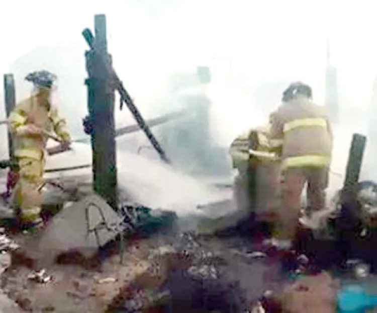 Incendia hombre la  casa de su hermana