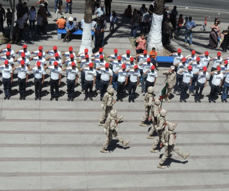 Rinden protesta 130 soldados del  Servicio Militar