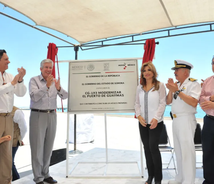 Gobernadora y titular de SCT inauguran modernización de Puerto de Guaymas