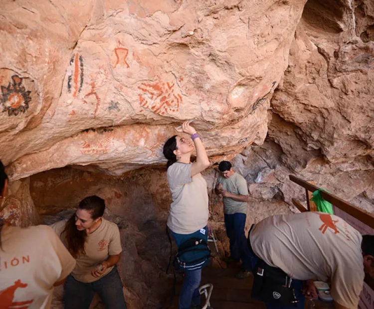 Continúan con trabajos  de conservación en  La Pintada, Sonora