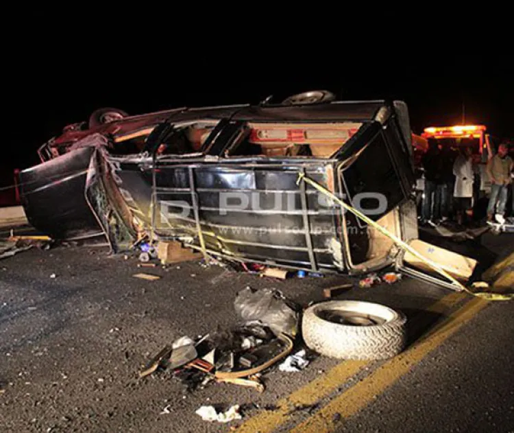 Fallece conductor  de Cananea al volcar en carretera