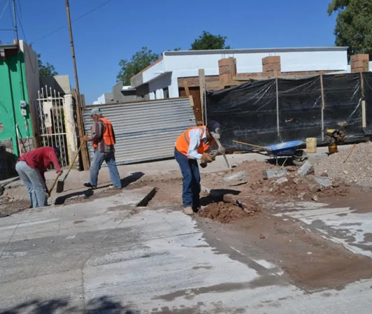 Realizan en Magdalena campaña de bacheo