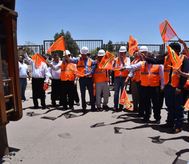 Inicia Miguel Pompa  Obras en Cananea  del Fondo Minero