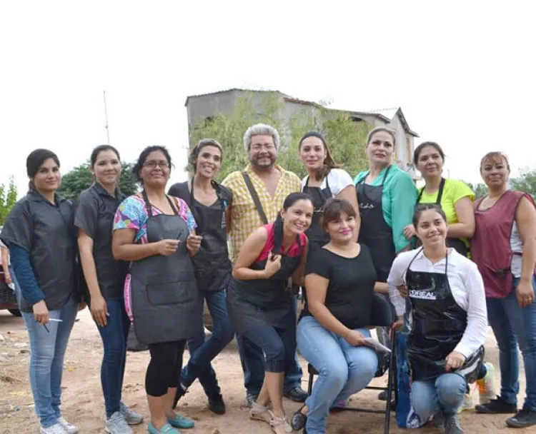 Alumnas del Icatson realizan  jornada de corte de cabello