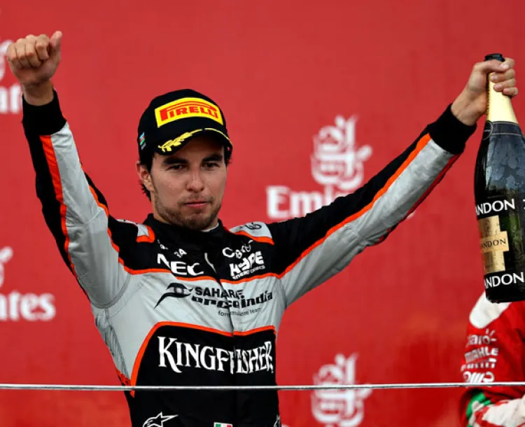 Hace historia ´Checo´ Perez tercer lugar