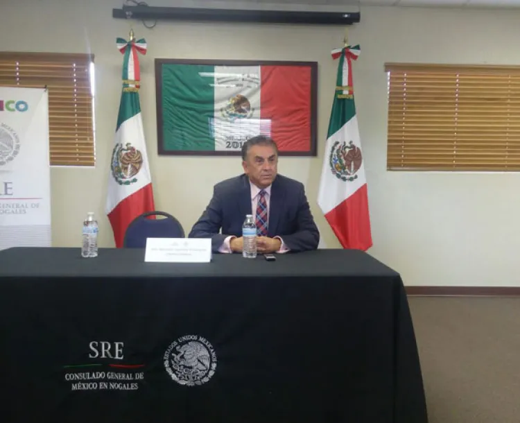 Presentan a nuevo cónsul mexicano en Nogales, Arizona