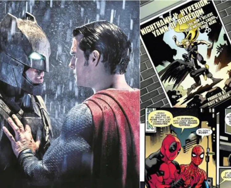 Spider-Man se burla de Batman y Superman