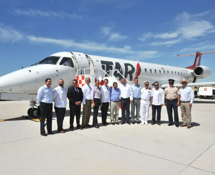 Llega nuevo vuelo a Puerto Peñasco