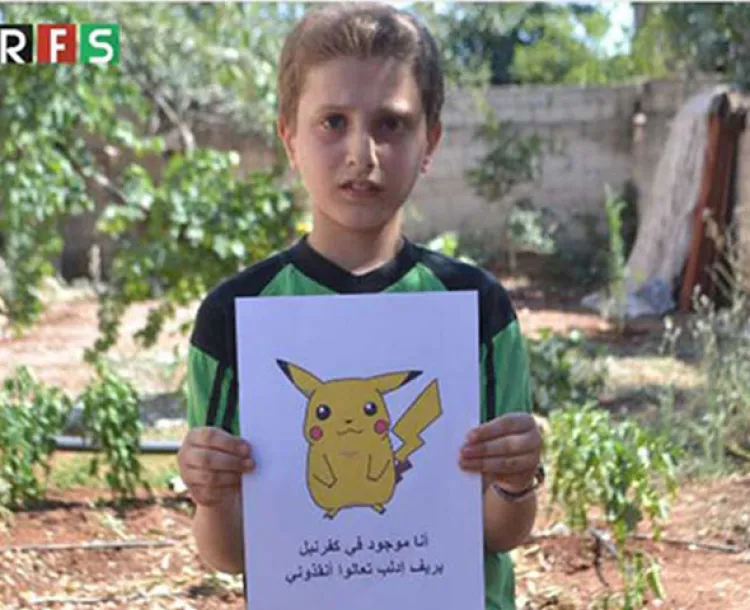 Piden niños sirios ayuda con Pokémon Go