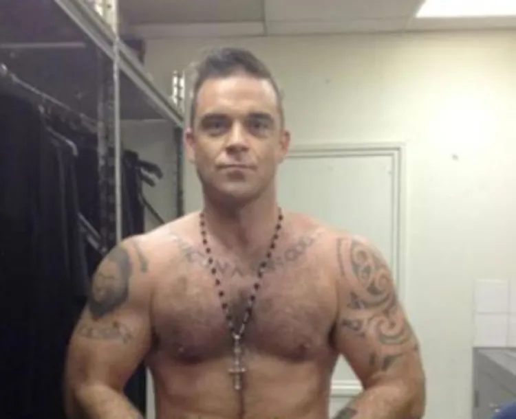 Robbie Williams se desnuda en Instagram