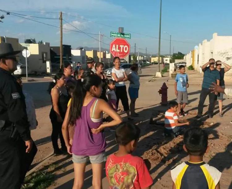 Reforestan fraccionamiento Paseo del Parque en Agua Prieta