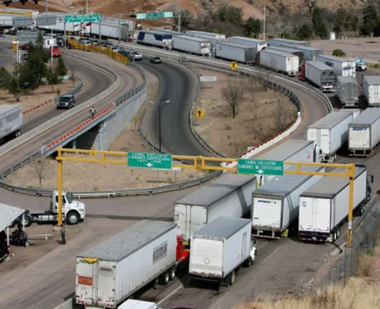 Inspecciones conjuntas reducen tiempo de espera en frontera México-EU