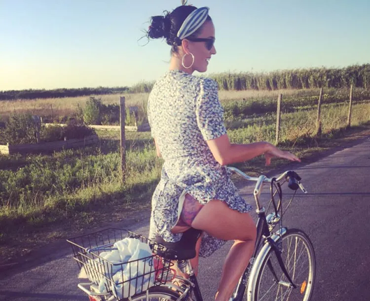 Enseña Katy Perry  ropa interior en  Instagram