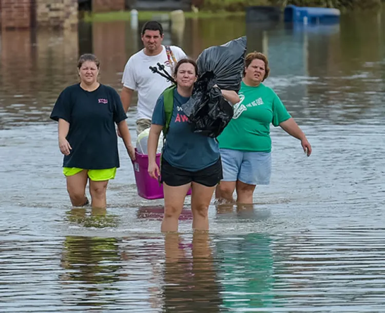 Mueren 6 personas tras lluvias en Luisiana