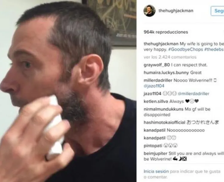 Hugh Jackman se despide  de ‘Wolverine’