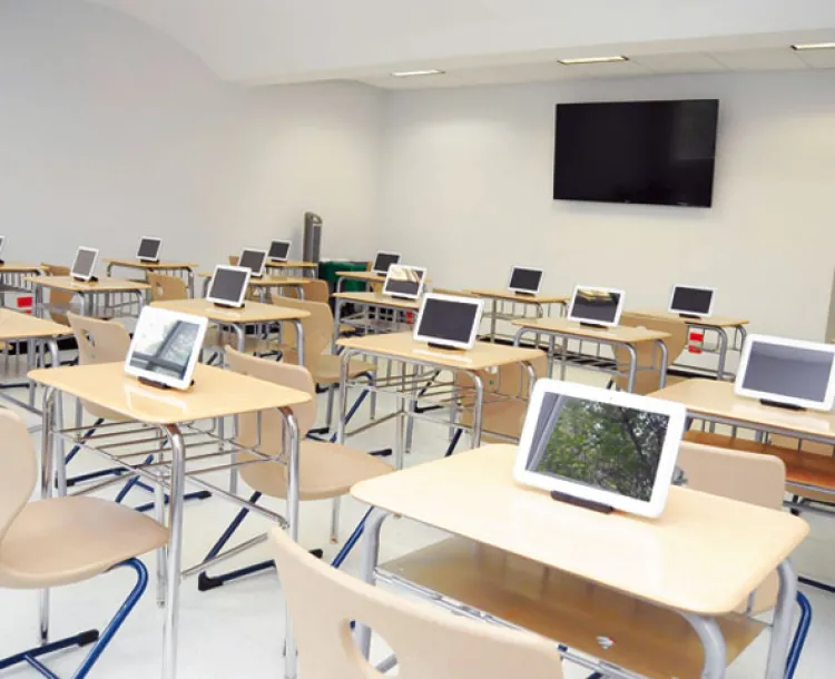 Aula digital Samsung en escuelas y hospitales