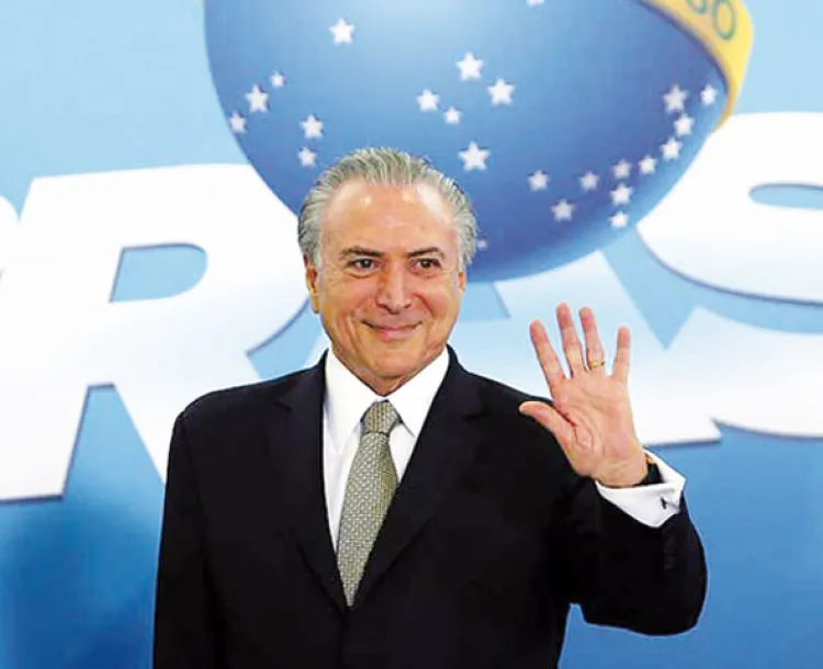 Rinde protesta nuevo presidente de Brasil
