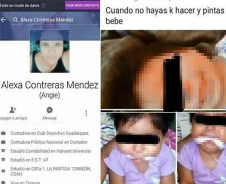 Rescatan a bebita que era amordazada por niñera