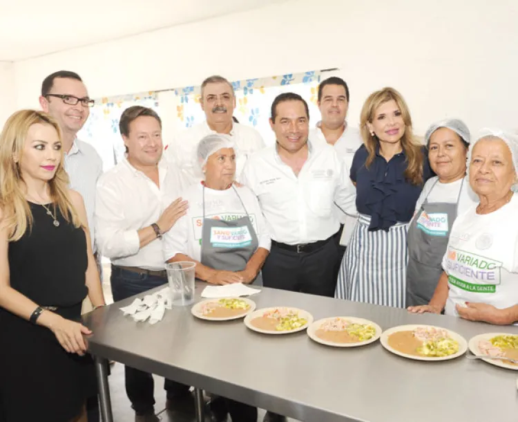 Anuncian Gobernadora  y titular de Sedesol más  comedores comunitarios