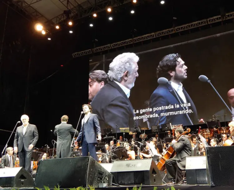 Plácido Domingo  canta a Sonora