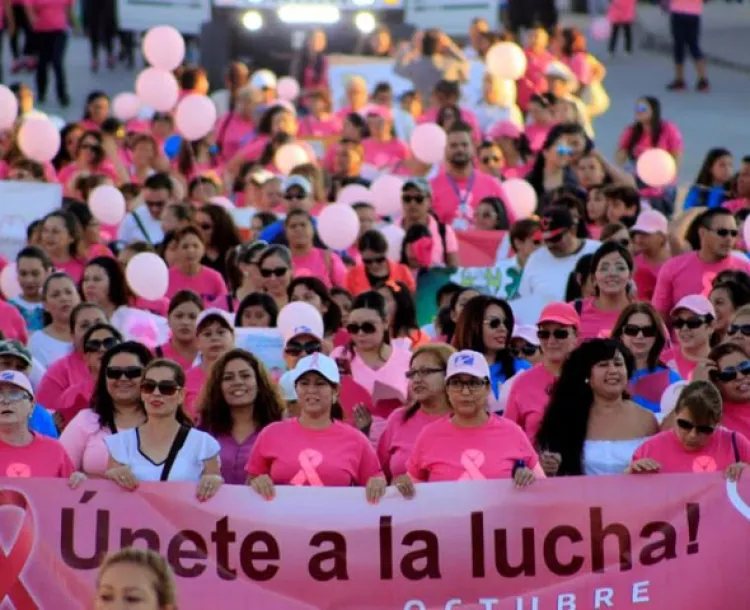 Preparan la marcha  del brasier contra el cáncer de mama