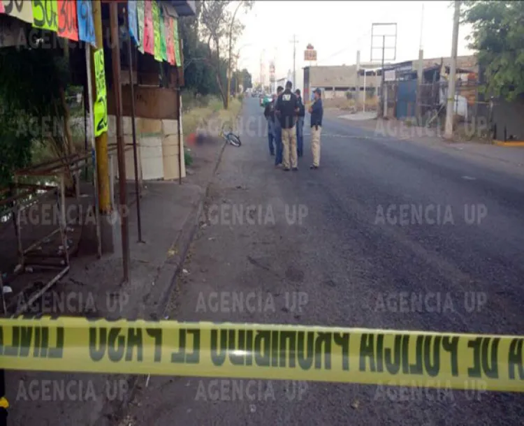 A balazos matan a ciclista en Cd. Obregón