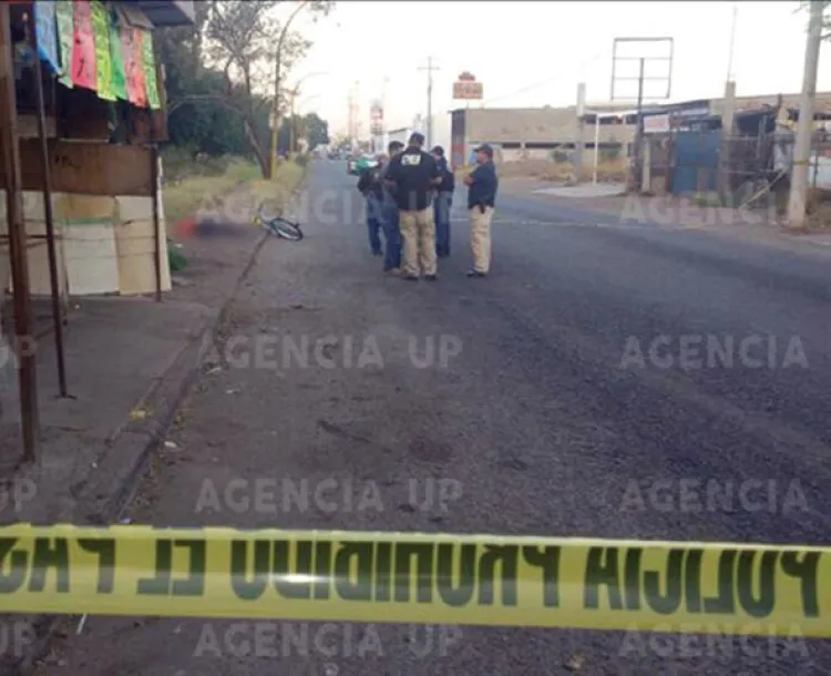 A balazos  asesinan a  ciclista en Cd. Obregón