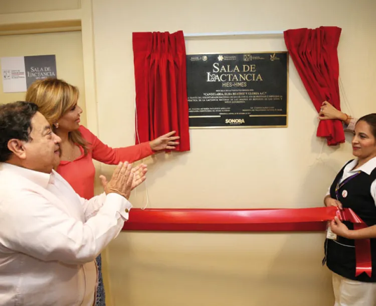 Inaugura CPA  Sala de Lactancia  del HIES-HIMES