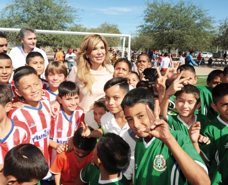 Inaugura CPA unidad deportiva  en Santa Ana