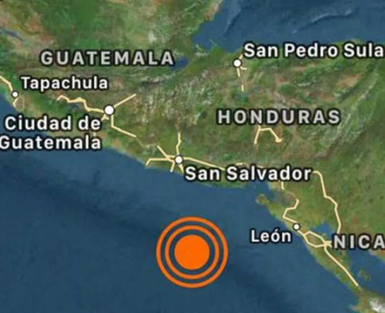 Azota temblor de 7.2 a Centroamérica, genera alerta de tsunami