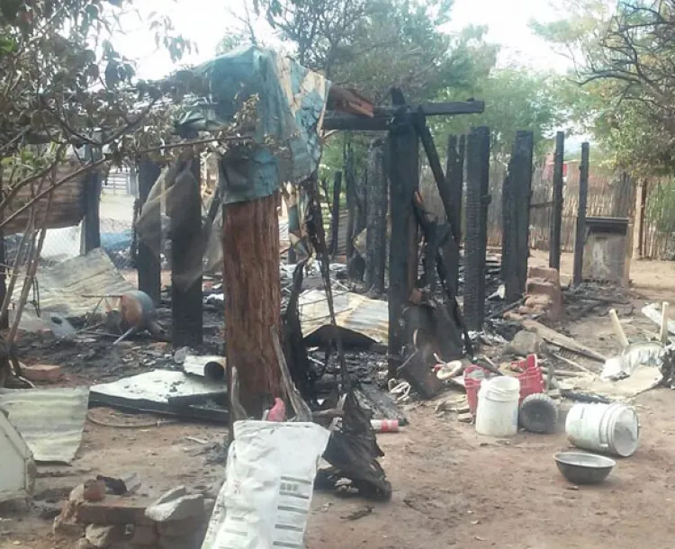 Muere niño calcinado en incendio